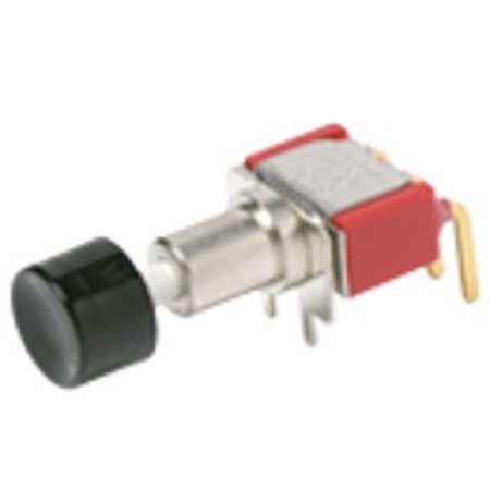 C&K COMPONENTS Pushbutton Switch, Spdt, Momentary, 0.02A, 20Vdc, Solder Terminal, Panel Mount-Threaded 8168SHZBE2